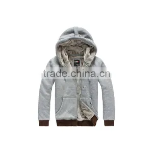 Wind Cap Warm Thick Cardigan Hoodies thumbnail-1