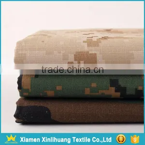 High Quality Custom 80 Polyester 20 Cotton Camo Printed Ripstop Fabric thumbnail-1