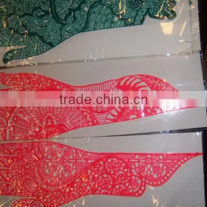 HAND HENNA Long STENCIL Rubber Reusable , PAYPAL thumbnail-1
