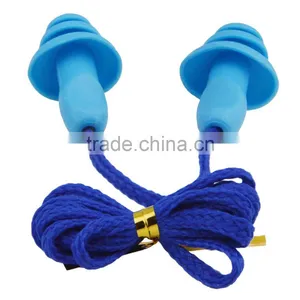 Reusable Silicone Charm Bullet Shaped Safety Earplugs for Eye Protection thumbnail-2