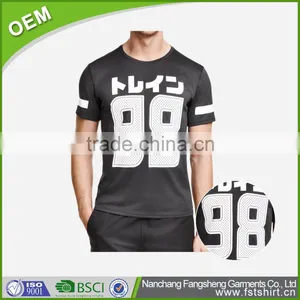 NEW Apparel Factory Wholesale Clothes Plain Sports Mens t Shirt Nights Lights Training Running Men's Shirts thumbnail-2