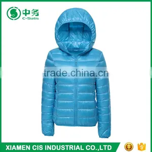 Morden Design Short Style Women Duck Down Feather Jacket for Winter thumbnail-1
