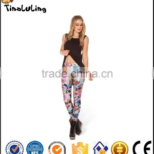 Factory Direct Special Cartoon Pattern Pants Push up Leggings Tight Slim Casual Ladies Hot Sexy Pants thumbnail-1