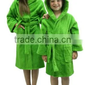 Kids Robe Bathrobe, Cotton Terry Bath Funny Robe thumbnail-1
