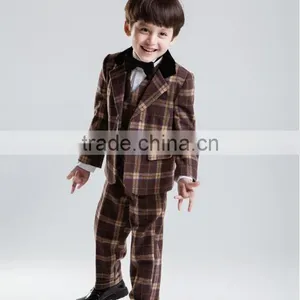Handsome Fashion Woolen Material High Quality Boy Suit thumbnail-5