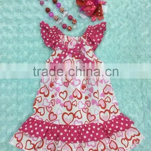 2015 New Heart Valentine Dress With Matching Necklace and Headband Set thumbnail-1