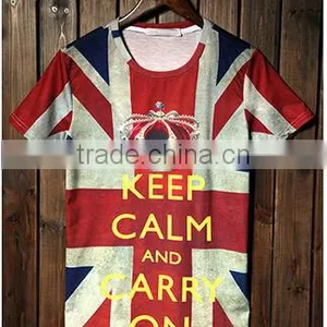 Novelty and Personality Fashion Printing United Kindom New Style Men's t Shirt thumbnail-1