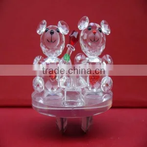 Roly-Poly Animal Toys For Kids Crystal Bear Tumbler thumbnail-2