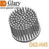 62mm*45mm Cold Forging Aluminum 1070 Pin Fin Heatsinks thumbnail-1