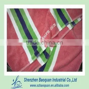 Velour Stripe Bath Towel thumbnail-2