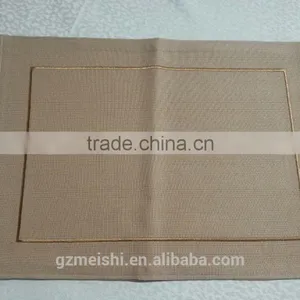 High Quality Fancy Washable Natural Linen Fabric Jacquard Cotton Napkins thumbnail-1