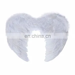Adult Feather Angel Fairy Wings 55 X40 Halloween Costume Accessory Fancy Dress Party thumbnail-3
