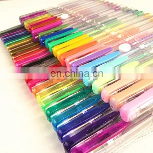 Two Layers PVC Bag Packing Colorful Gel Pen Set 48 for Artist Paiting thumbnail-2