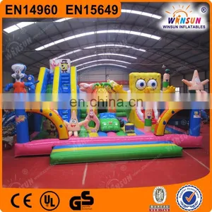 Newest Design Custom Popular Used Largest Inflatable Kids Amusement Park thumbnail-4