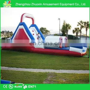 70' Long, 14' Wide, and 22' Tall(21m L x 4m W x 6.5m H ) Inflatable Ultimate Obstacle Challenge thumbnail-1