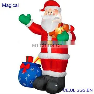 Inflatable Christmas Santa With Presents Bag thumbnail-1