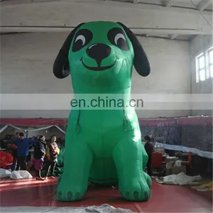 New Design Giant Cartoon Green Spotty Dog Animal Costume Inflatable for Advertisement thumbnail-1