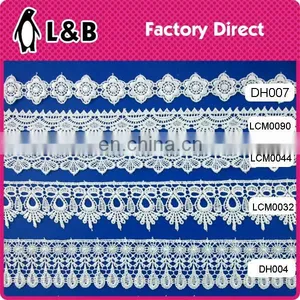 3.5cm Stock Design Embroidery Polyester Chemical Lace thumbnail-4