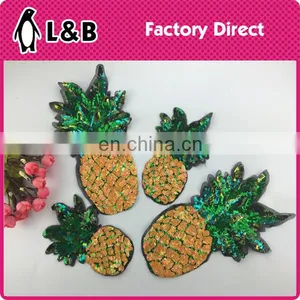 2017 Hot Sale Vintage Flower Design Double Side Sequin Patch thumbnail-6