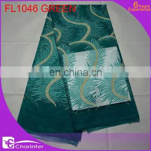 High Quality Lace Fabric Women Dresses FL1046 Fuchsia thumbnail-2