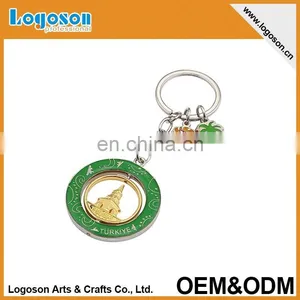 Novelty Items Custom Design Metal Spinning Ukraine Gift Souvenir Keychain thumbnail-4