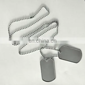 Blank Military Dog Tag Sets With Gold/silver Plating thumbnail-1