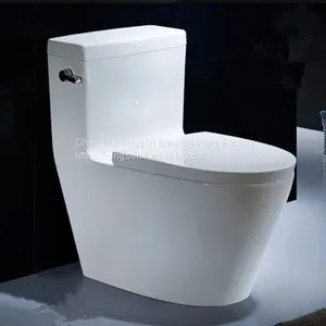 Hot Selling Competitive Price Bathroom Sanitary Ware White Chaozhou Factory Ceramics One Piece Toilet wc thumbnail-3