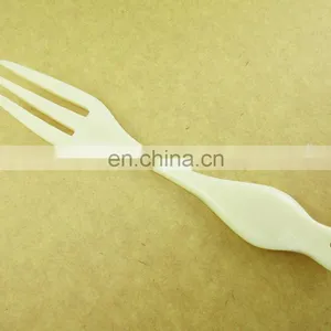 5.4 Inch Natural Gift Hand Carved Cow Bone Fork thumbnail-1