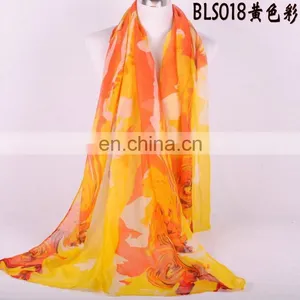Factory Direct Custom Digital Printed Voile Scarf thumbnail-4