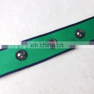 Beaded Grosgrain Ribbon With Plastic Rivet for Decoration thumbnail-6