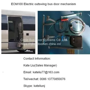 Electric Swing Out Bus Door Opening Mechanism 12V/24 RH/LH, Bus Outswing Door Opener (EOM100) thumbnail-1