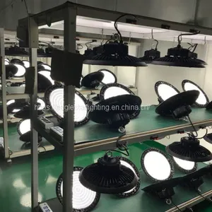 160LPW DLC Premium ETL CETL 100-277V AC 100W LED UFO High Bay Light thumbnail-3