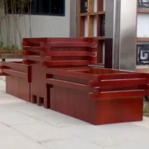 Durable Water Resistant Outdoor Flower Boxes Rectangular Planter Box thumbnail-1