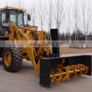 4 Wheel Drive 2000kgs Loader With Loading Bucket and Snow Blower thumbnail-6