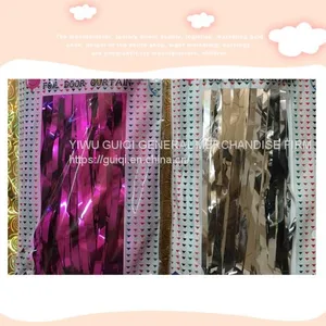 Silver Foil Door Curtain 1m*2m Birthday Party Decoration Wedding Stage Stock Fast Delivery thumbnail-4