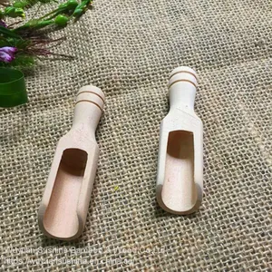 Wooden Powder Spoon, Made of Chinese Cherry , Used for Spice Measurement thumbnail-1