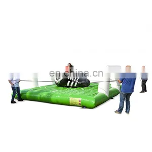 Inflatable Soccer Theme Pull Riding Carnival Games For Adults thumbnail-1