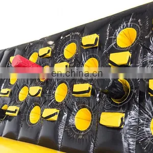 Factory Price Black Inflatable Boxing Wall / Inflatable Punch Wall For Team Building thumbnail-4