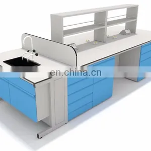 CE ISO14001 Wood-Steel Laboratory Bench Table Laboratory Workbench Laboratory Electronic Workbench thumbnail-4
