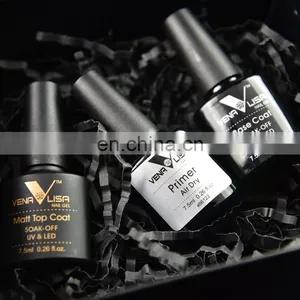 VENALISA 7.5ml & 12ml Long Wear Tempered No Wipe Top Coat Peel Off Base Coat Basic Matte Gel Polish Varnish Gels Acrylic Primer thumbnail-4