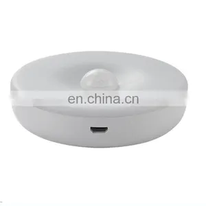 Mini Intelligent Indoor Flood Switch Motion With Rechargeable Battery Led Sensor Night Light for Cabinet Bedroom thumbnail-3
