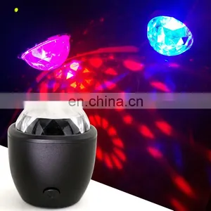 2019 Sound Control Custom Magic Disco Ball Laser Light Moving Lights Portable Colorful 5v 3w Usb LED Using Disco Light RGB 30 80 thumbnail-3