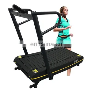 Cheap Folding Home Use Manual Treadmill Sport Curved Running Machine Non-motorized Wholesale Curved Treadmill & Air Runner thumbnail-1