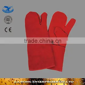 Popular One Finger Gloves Heavy Duty Leather Gloves LG036 thumbnail-1