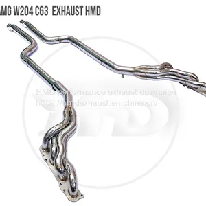 Exhaust Manifold Downpipe for Benz W204 C63 Car Accessories With Catalytic Converter Header Without Cat Pipe Whatsapp008613189999301 thumbnail-1