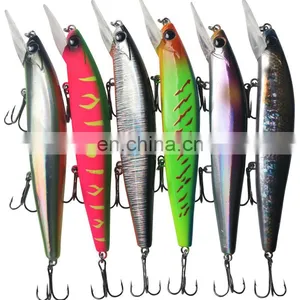 Three Hook Slow Sinking Mino Bionic Plastic Bait Long-Range Throwing Bass Mouth Raising False Bait Hovering Bait thumbnail-2