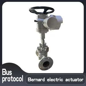 Industrial Bus Type Electric Actuator J941H-16C DN100 Carbon Steel Globe Valve Actuator thumbnail-1
