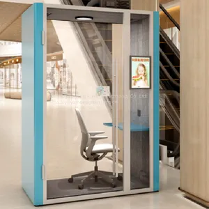 Quiet Work Pods Private Phone Booth Office Office Phone Booth Pods Office Telephone Pods thumbnail-2