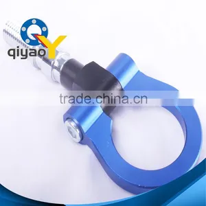 Jdm Tow Hook Aluminium Alloy Strap Ring Front Rear Racing Turbo thumbnail-1