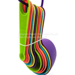 12pieces Set of Color Plastic Measuring Spoon and Measuring Cup Combination Measuring Set thumbnail-3